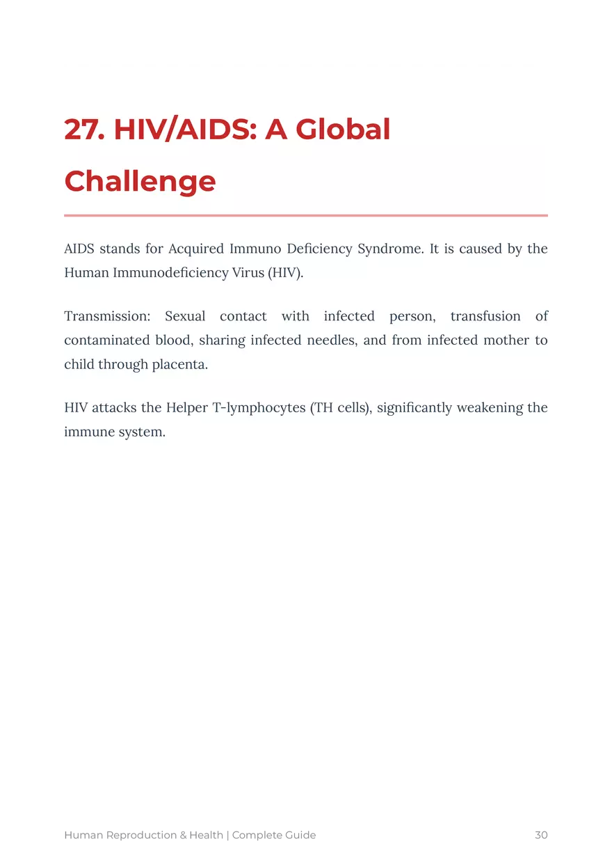 Human Reproduction: A Comprehensive Educational Guide For Grades 9-12 - Page 23