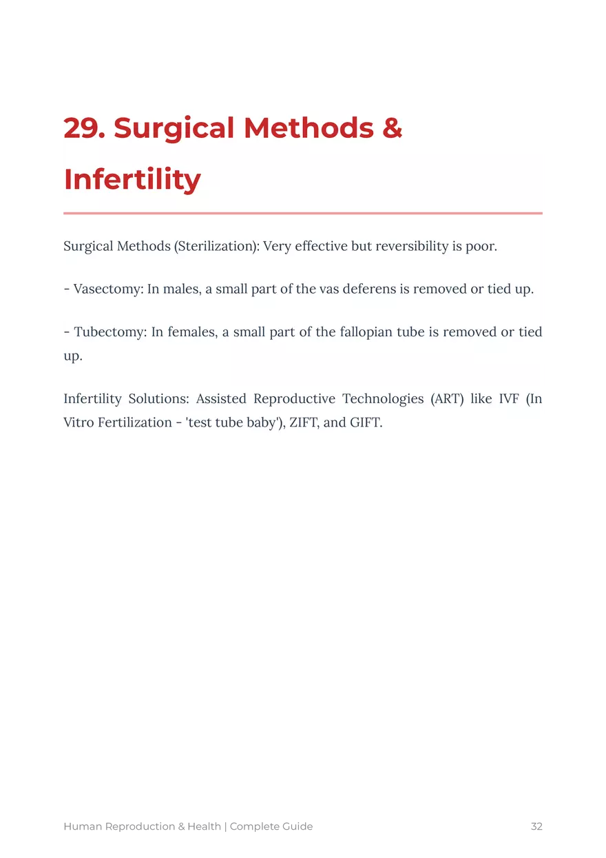 Human Reproduction: A Comprehensive Educational Guide For Grades 9-12 - Page 26