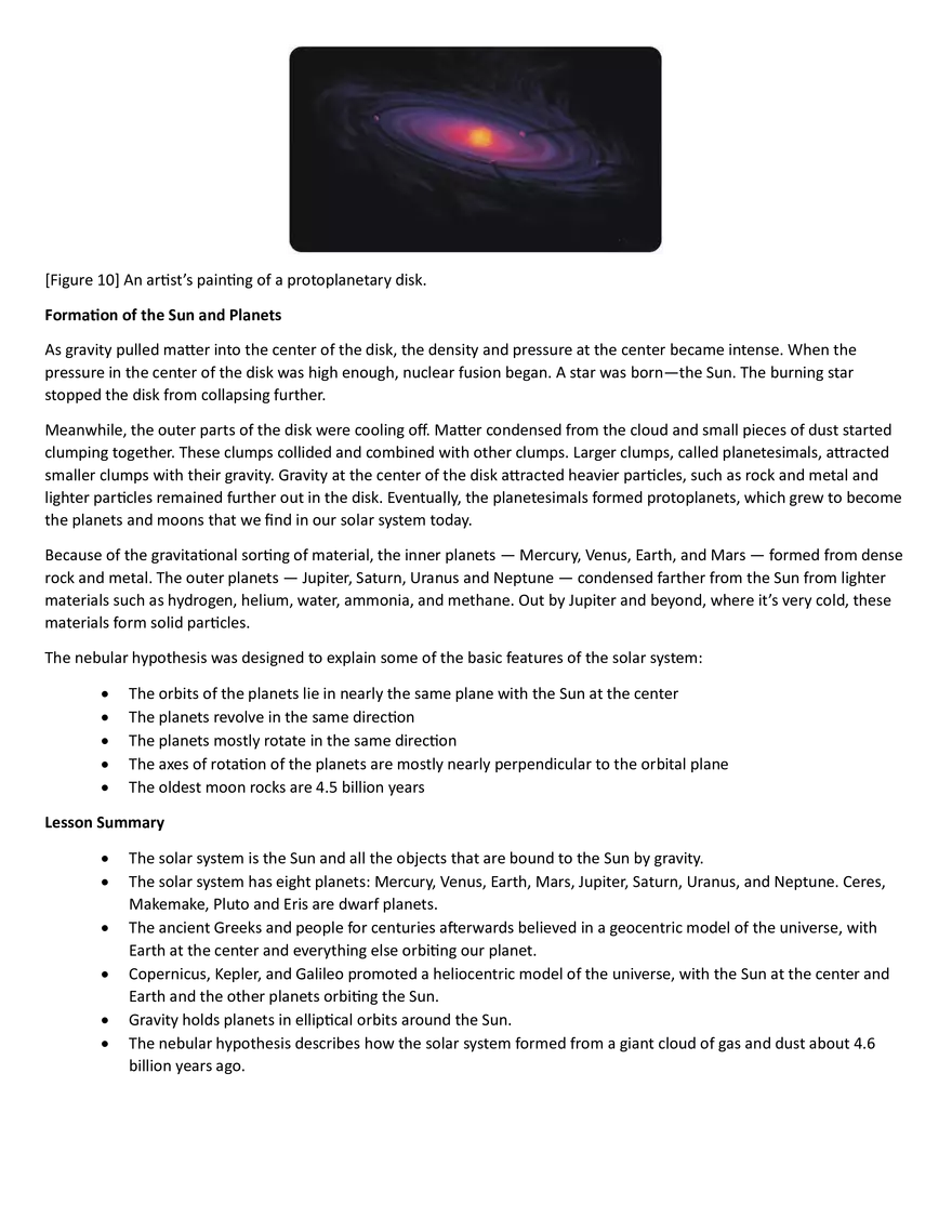 25.1 Introduction to the Solar System - Page 7