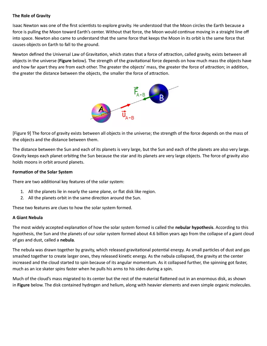 25.1 Introduction to the Solar System - Page 6