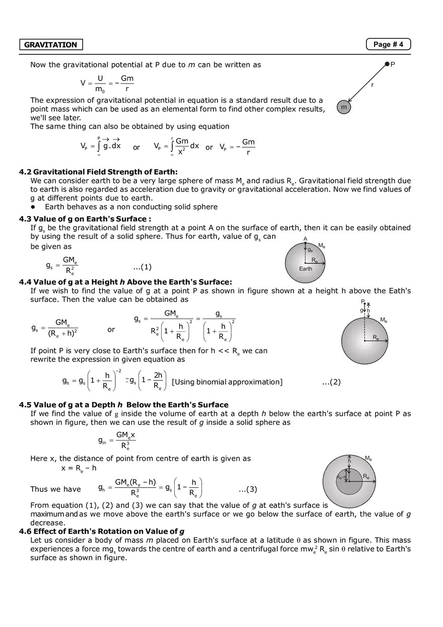 Gravitation Notes - Page 4