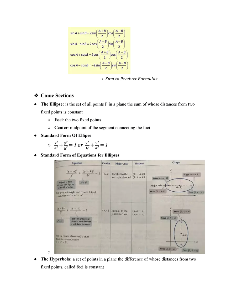Pre-Calculus Course Study Guide - Page 16