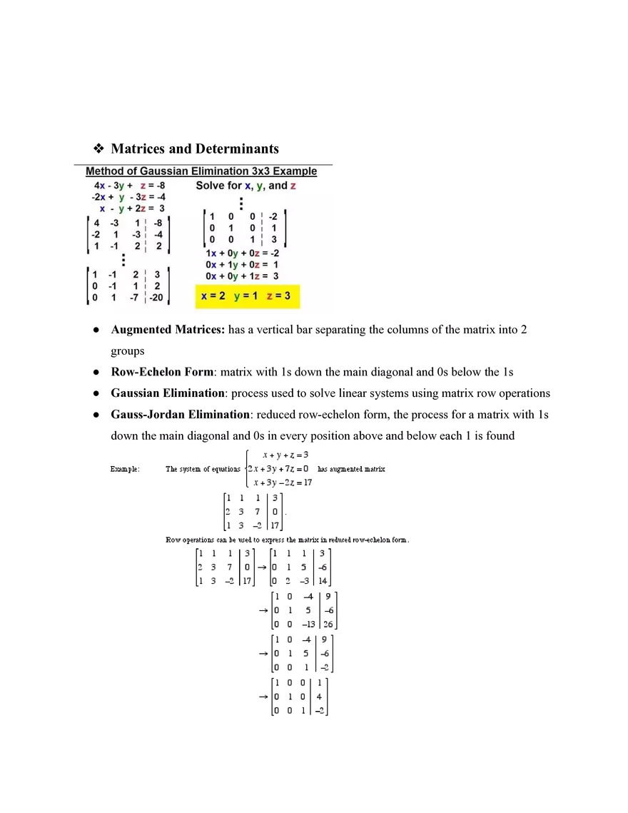 Pre-Calculus Course Study Guide - Page 18