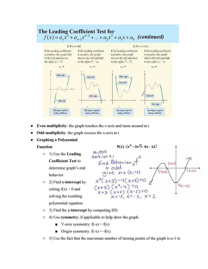 Pre-Calculus Course Study Guide - Page 3