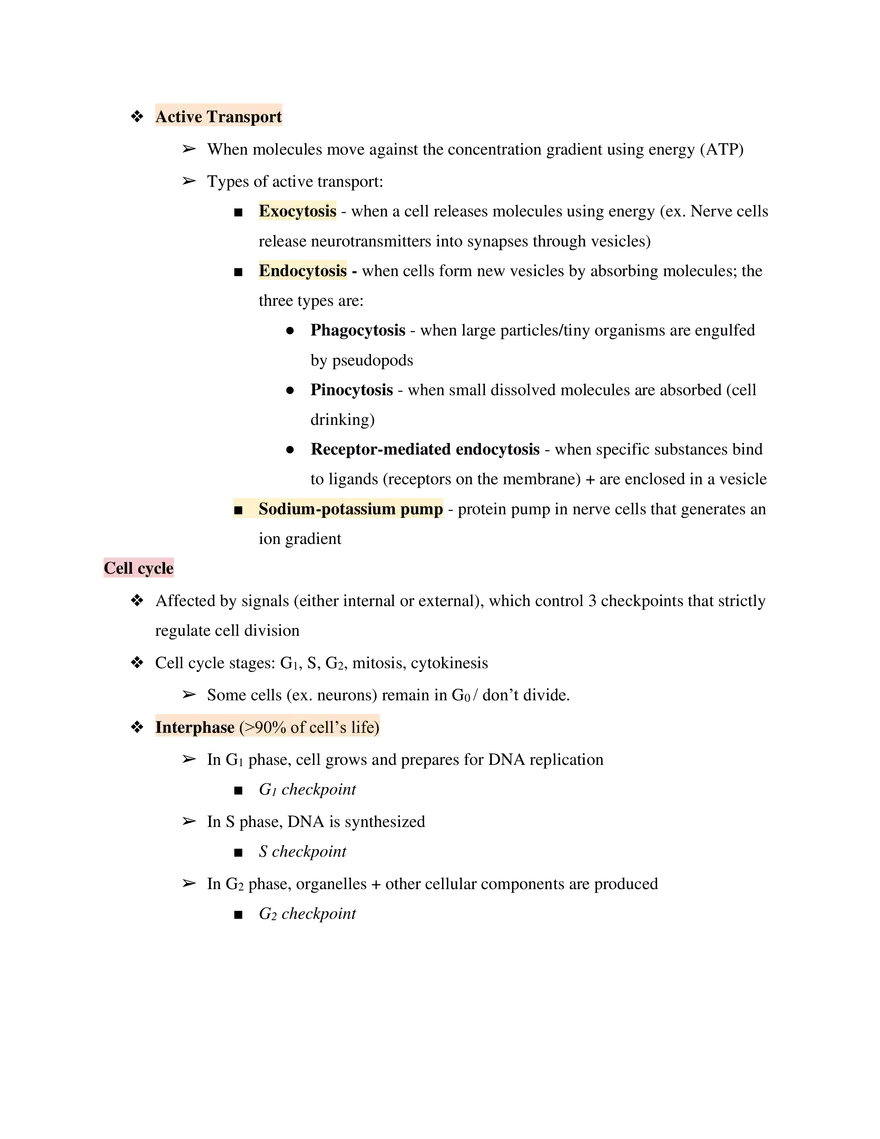 Test Guide Unit 2 Cells - Page 7