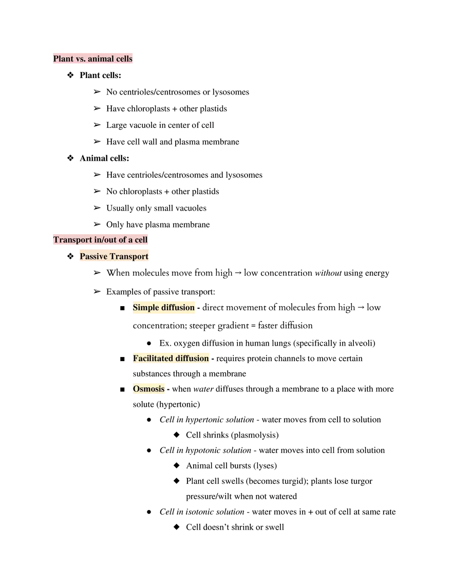 Test Guide Unit 2 Cells - Page 6
