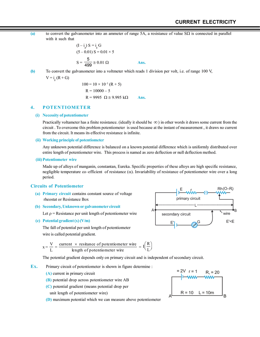 Current Electricity Notes - Page 31