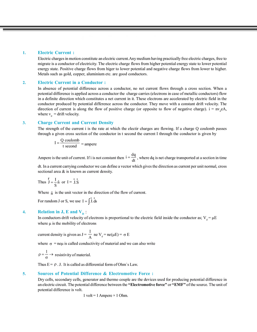 Current Electricity Notes - Page 41