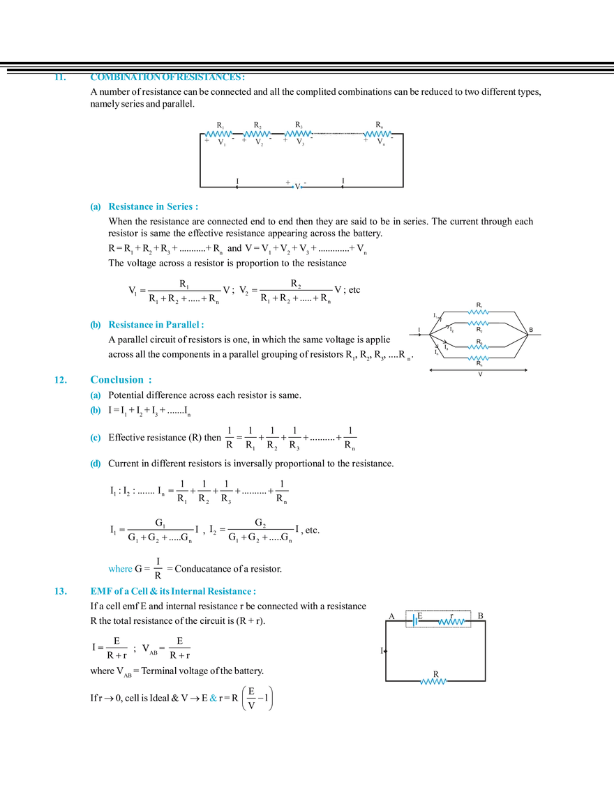 Current Electricity Notes - Page 43