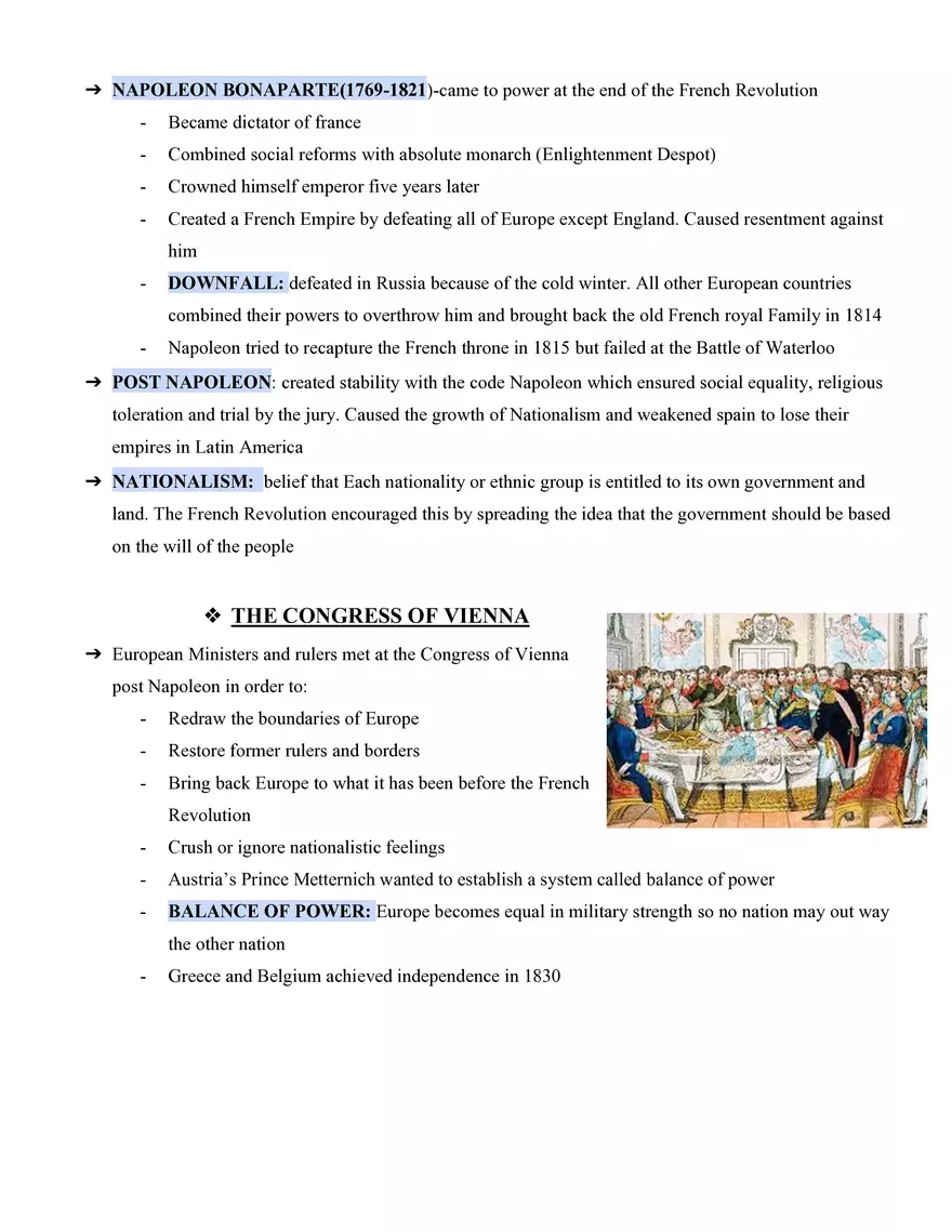 Global History Study Guide - Page 7