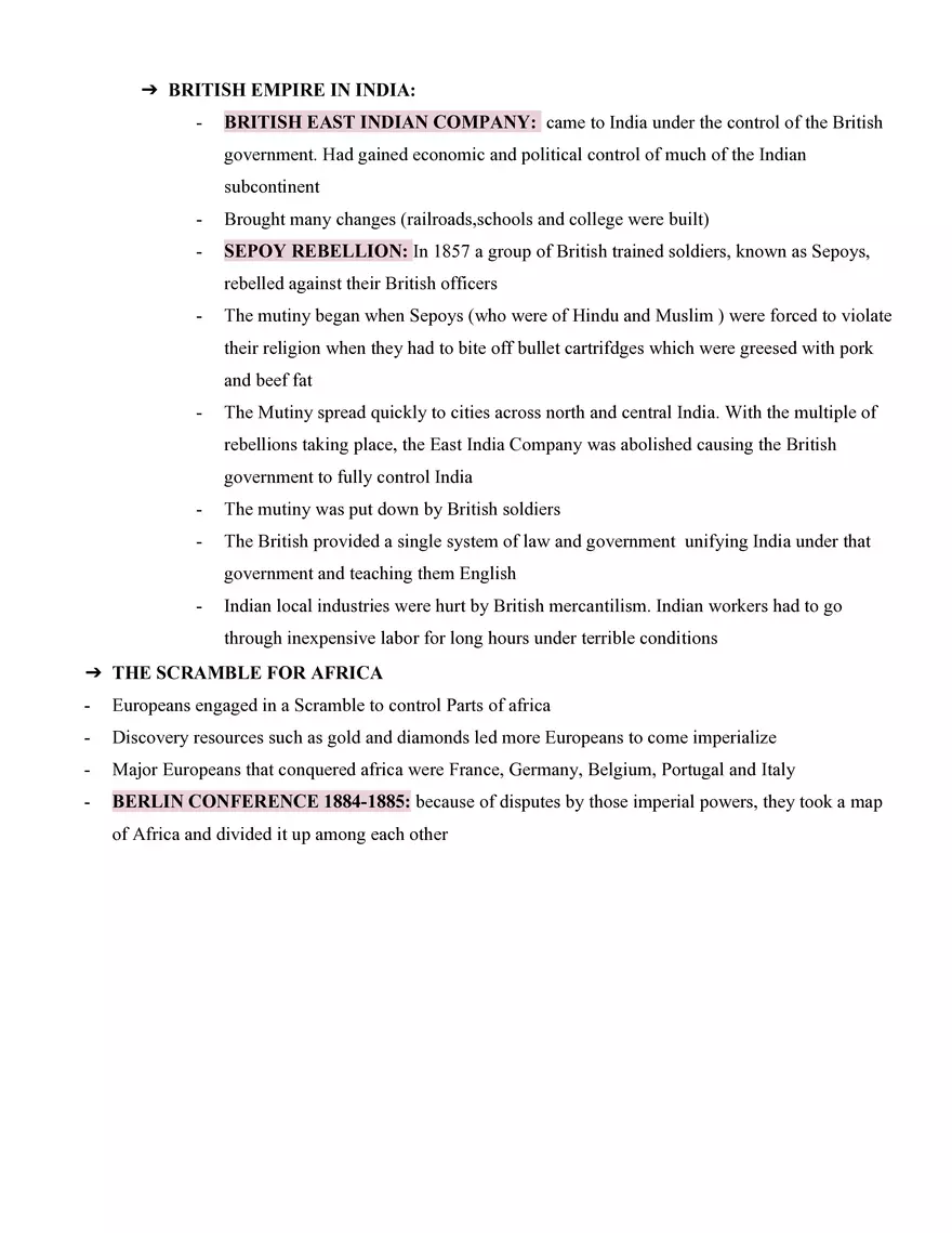Global History Study Guide - Page 12