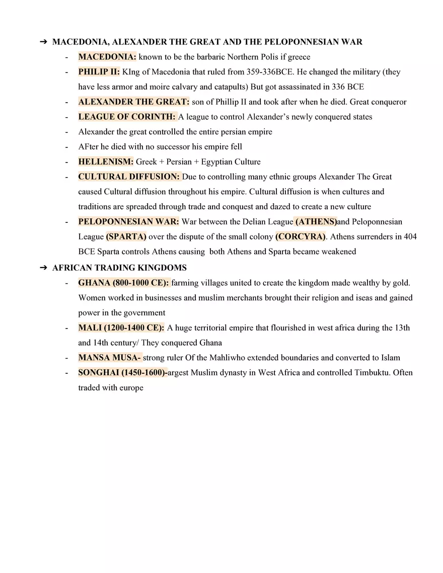 Global History Study Guide - Page 24