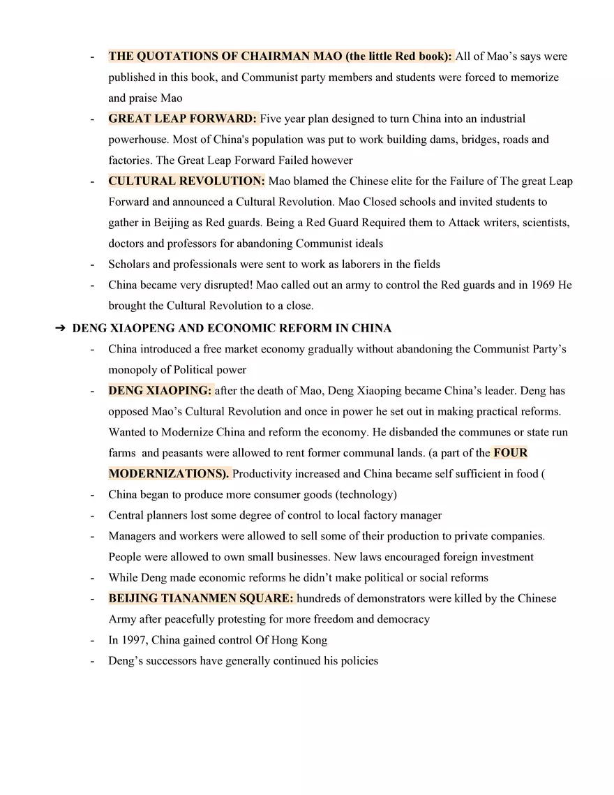 Global History Study Guide - Page 28