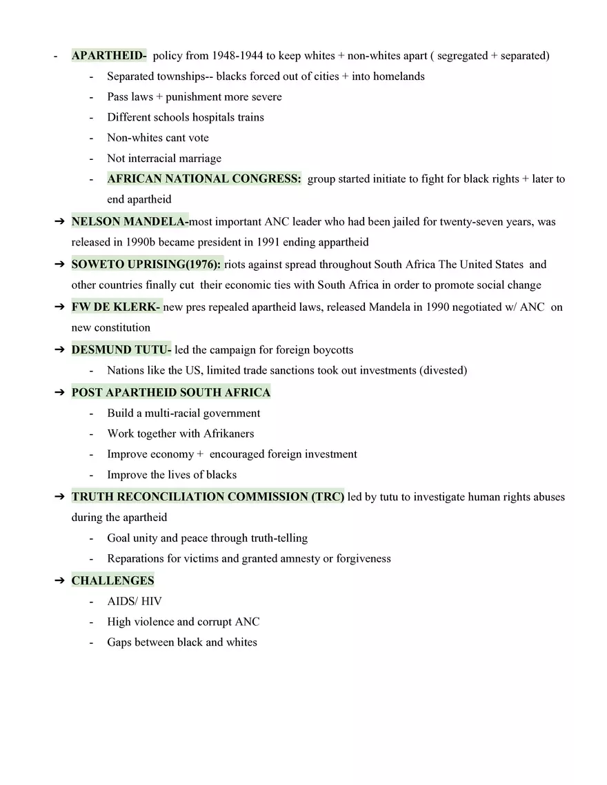 Global History Study Guide - Page 36