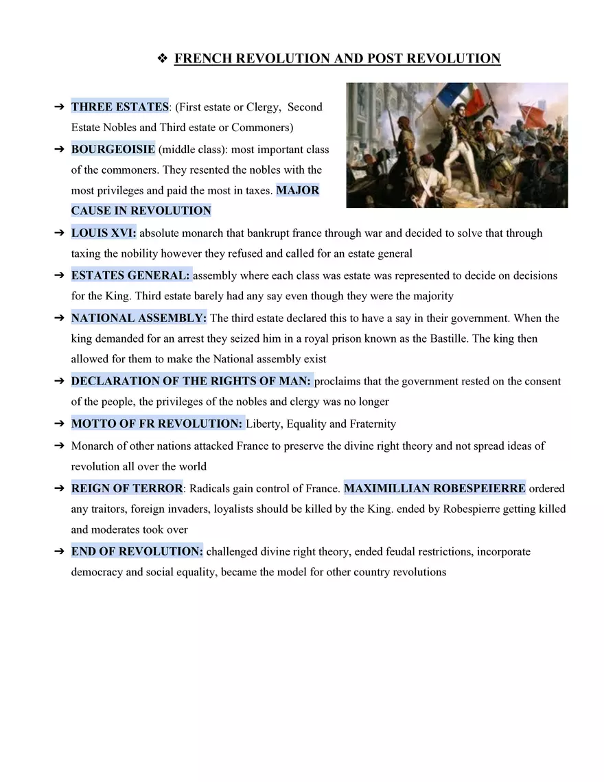 Global History Study Guide - Page 6