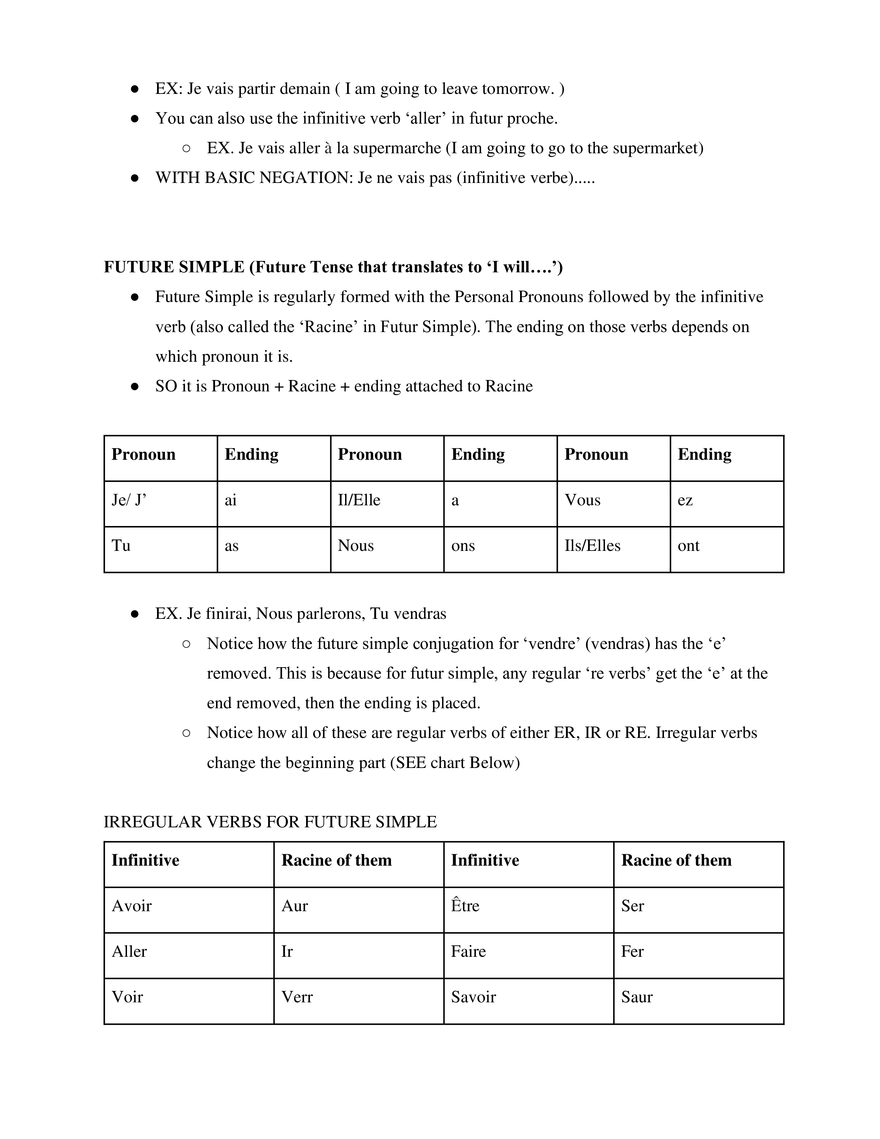 French 1 Study Guide - Page 18