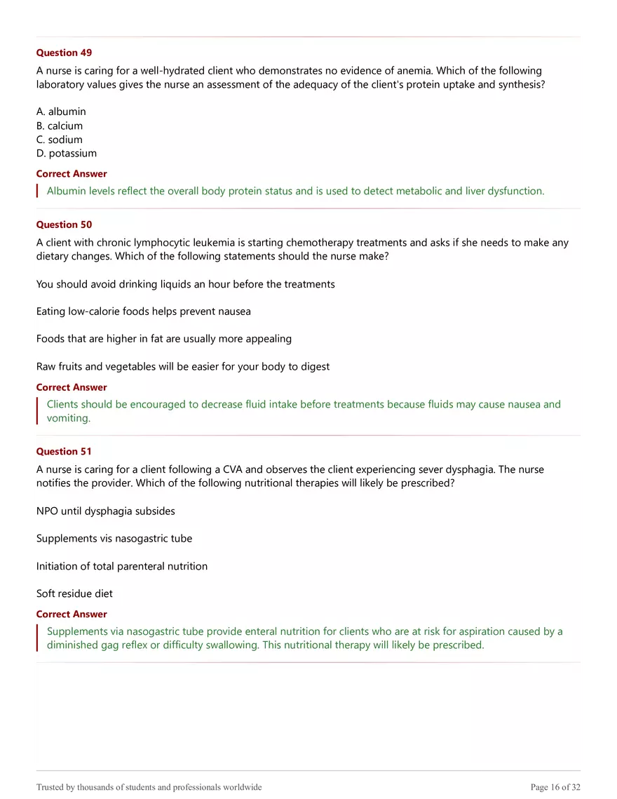 NR 228 Exam 2 - Practice Test Answer Key Solutions - Page 8