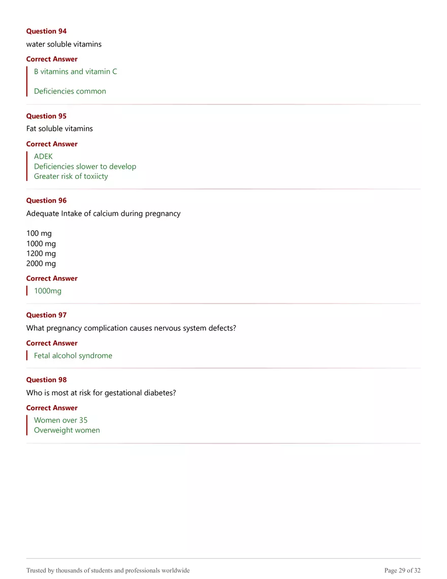 NR 228 Exam 2 - Practice Test Answer Key Solutions - Page 22
