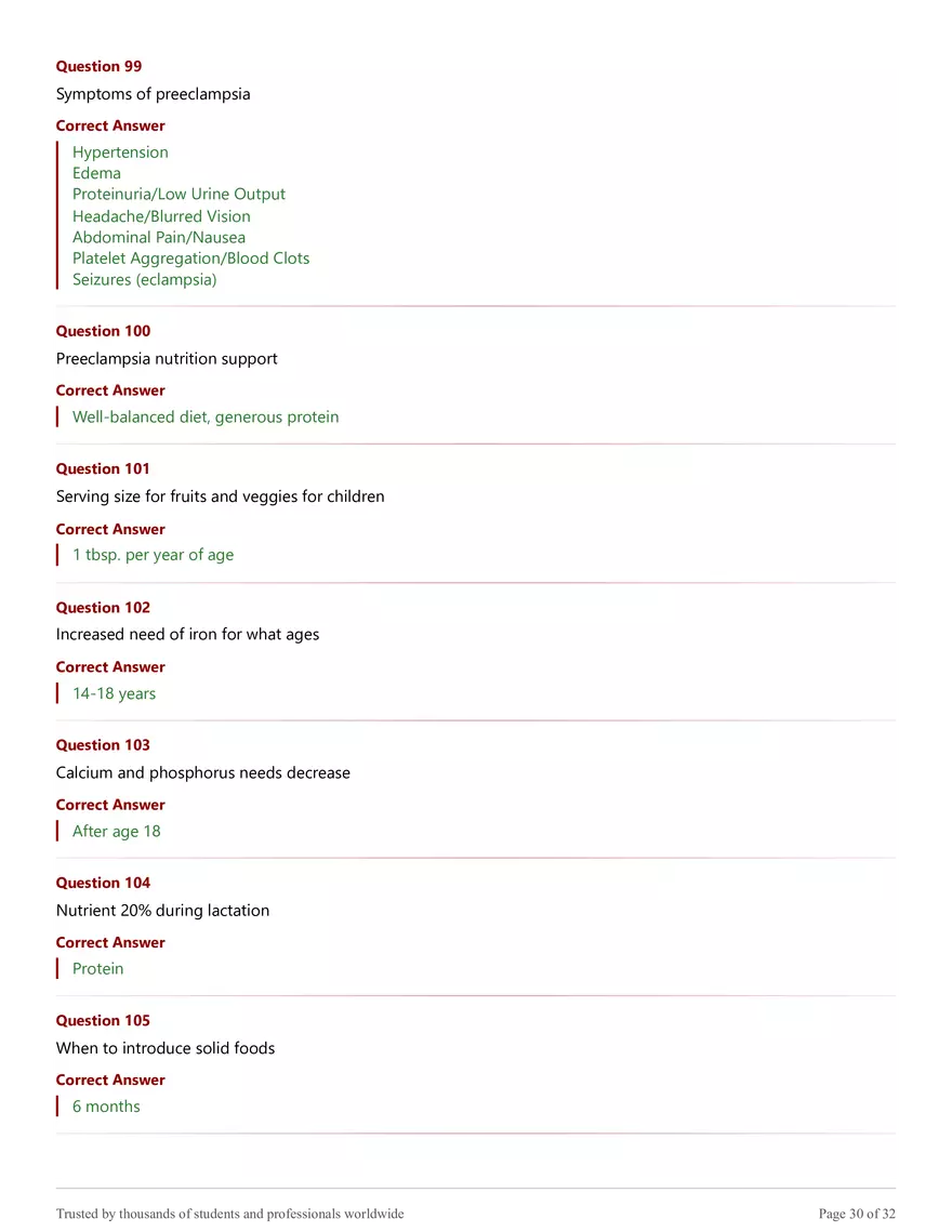 NR 228 Exam 2 - Practice Test Answer Key Solutions - Page 23