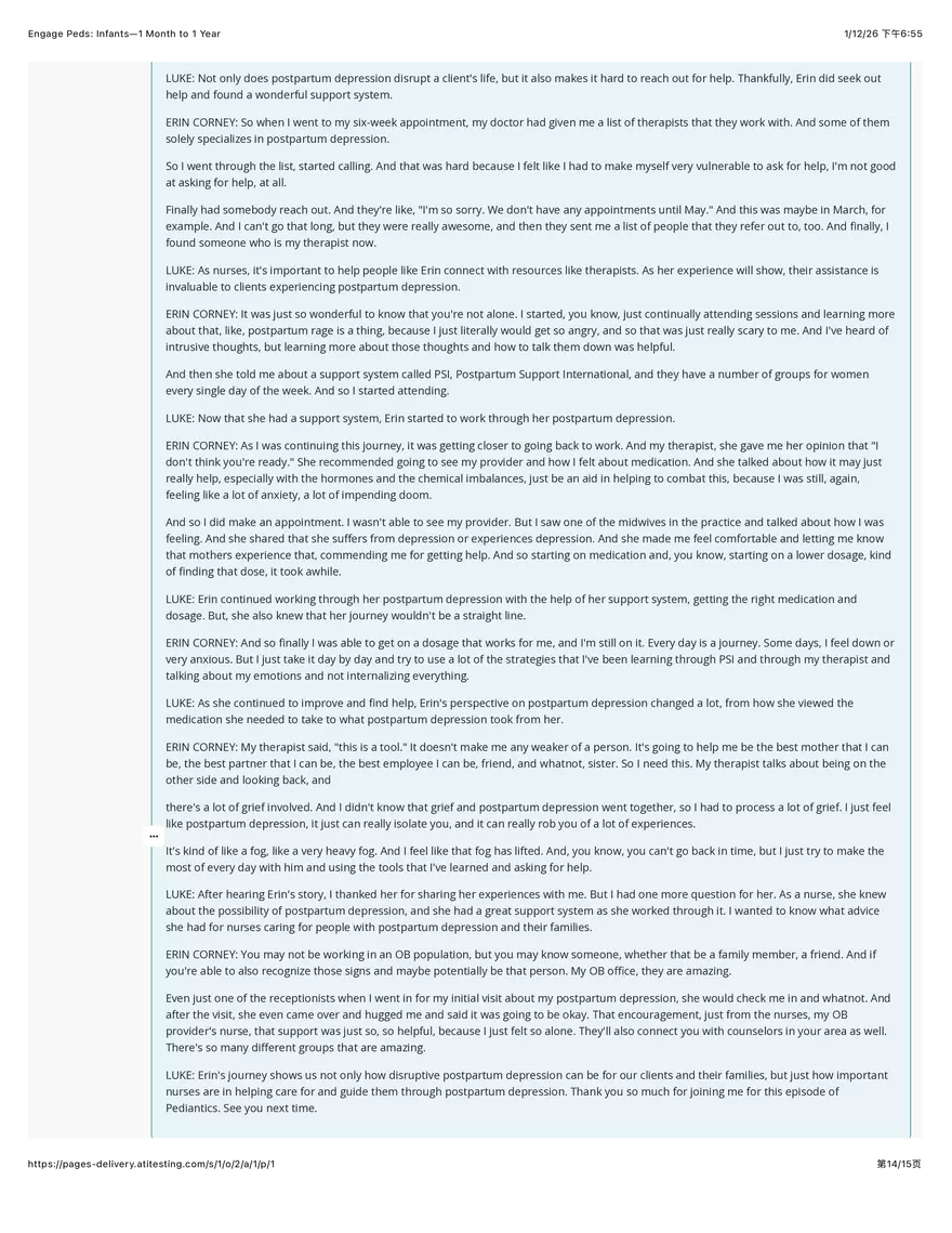 Engage Peds: Infants - 1 Month to 1 Year - Page 7