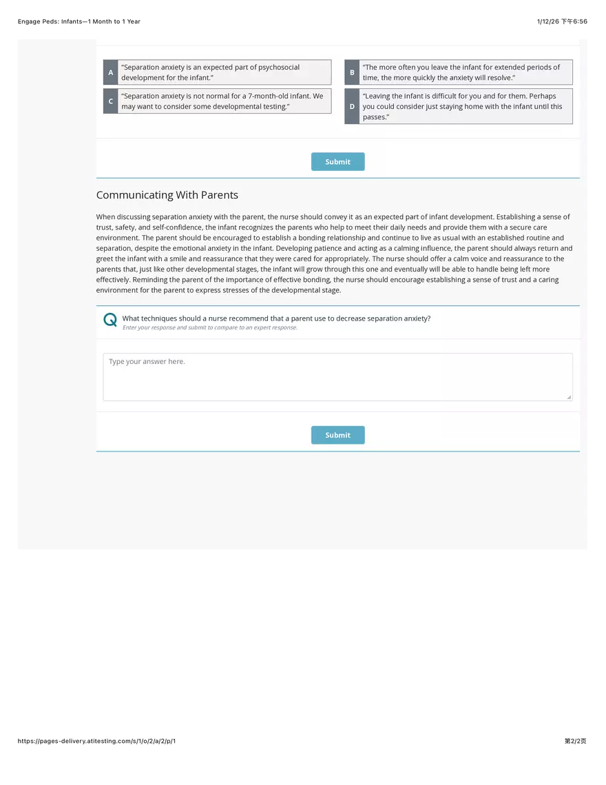 Engage Peds: Infants - 1 Month to 1 Year - Page 10