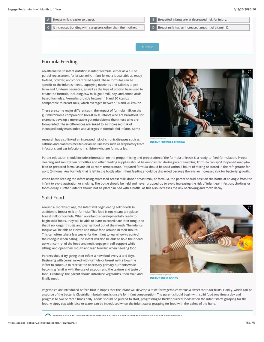 Engage Peds: Infants - 1 Month to 1 Year - Page 16