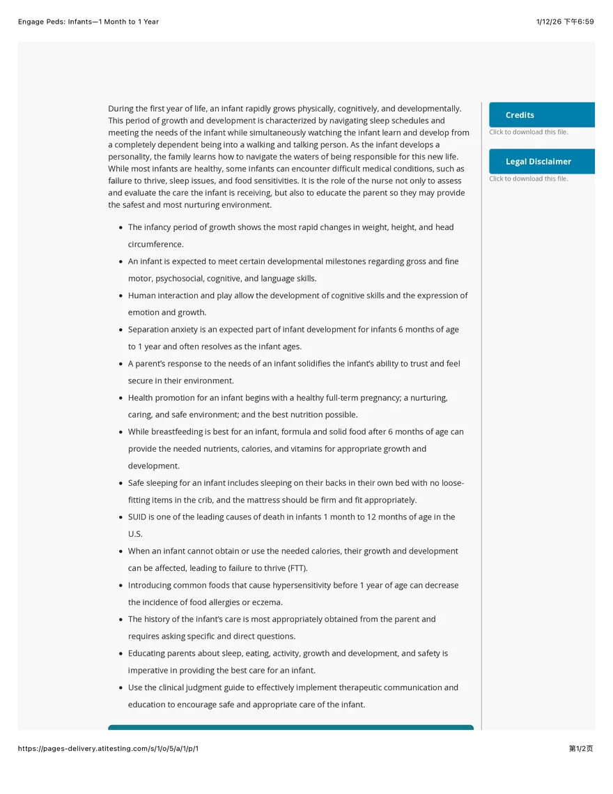 Engage Peds: Infants - 1 Month to 1 Year - Page 41