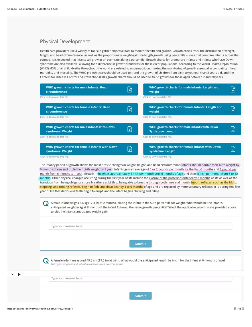 Engage Peds: Infants - 1 Month to 1 Year - Page 2