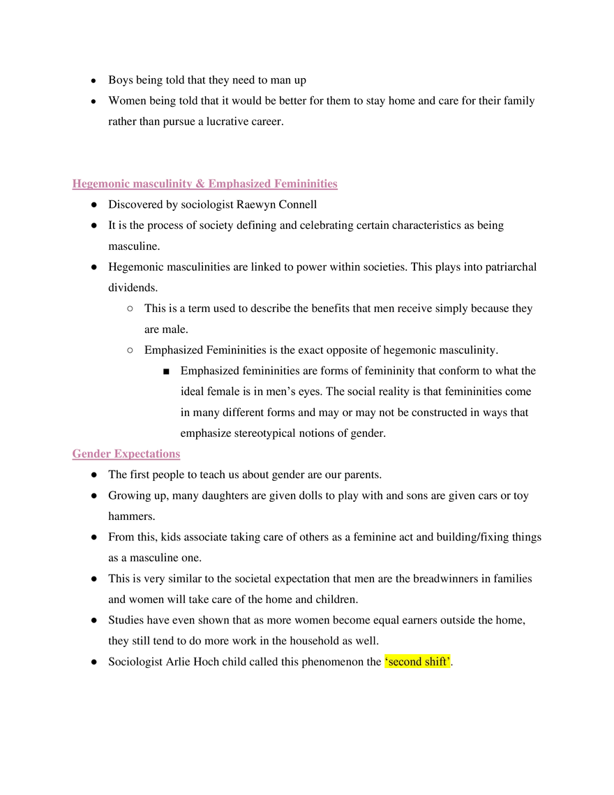 Sociology Unit 2 Race, Gender, & Social Stratification - Page 3