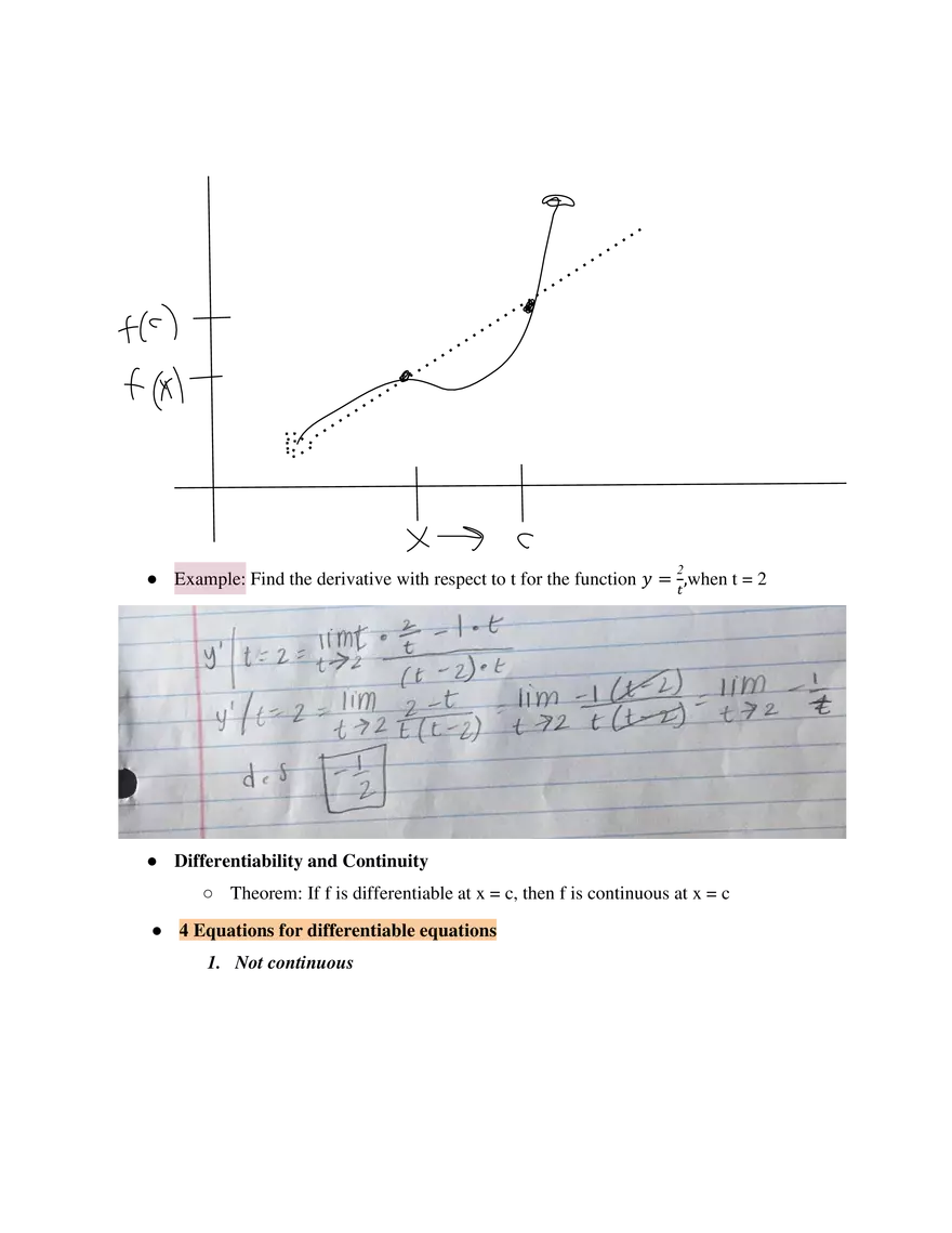 Unit 10 Differentiation - Page 2