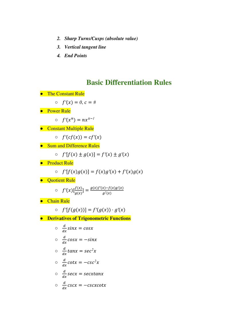 Unit 10 Differentiation - Page 3