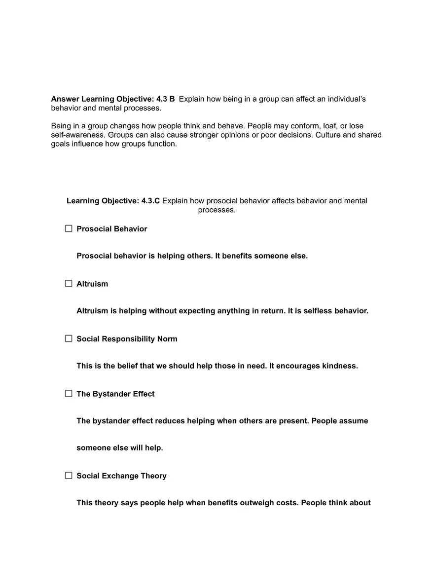 4.3 Psychology of Social Situations​ ​(Learning Topic) - Page 8