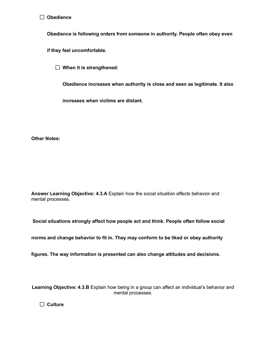 4.3 Psychology of Social Situations​ ​(Learning Topic) - Page 4