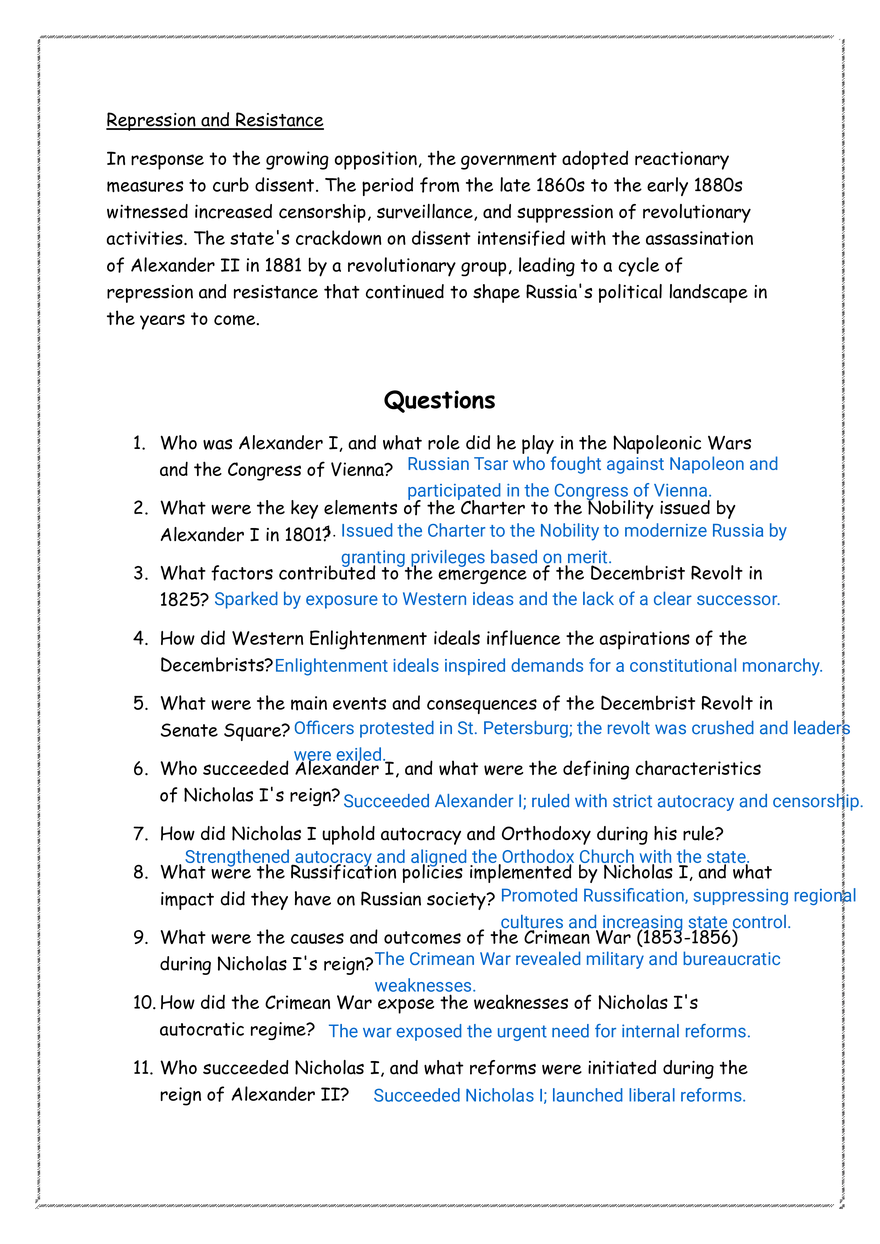 Imperial Russia 1801-1881 - Page 5