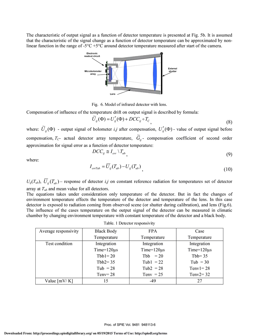 Non-Uniformity Correction With Temperature Influence Compensation - Page 7