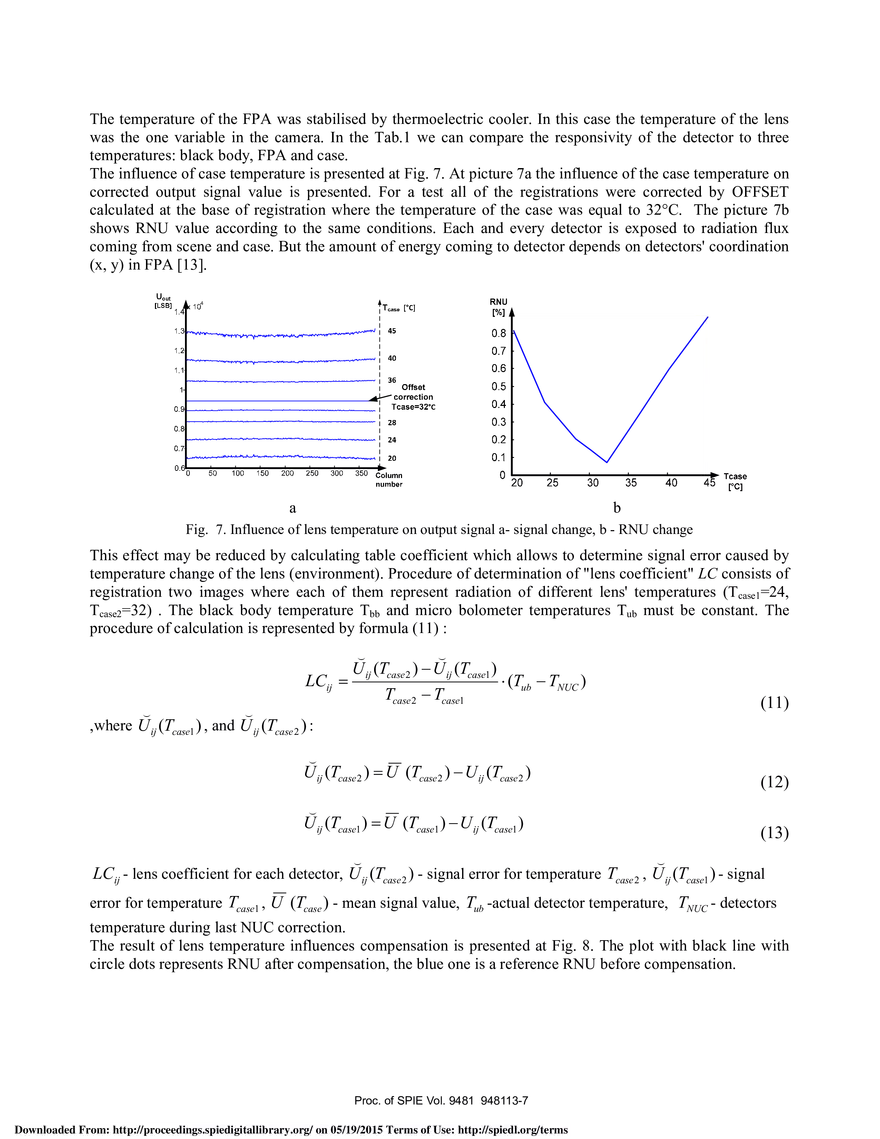 Non-Uniformity Correction With Temperature Influence Compensation - Page 8