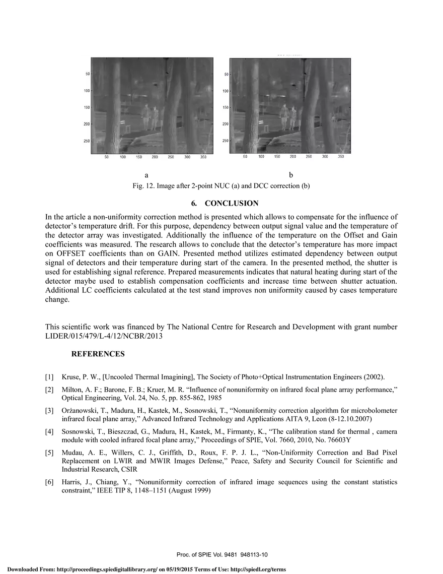 Non-Uniformity Correction With Temperature Influence Compensation - Page 11