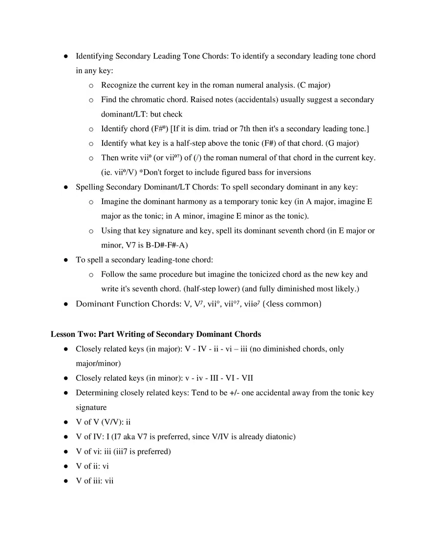 AP Music Theory Unit 7 Harmony and Voice Leading IV - Page 2