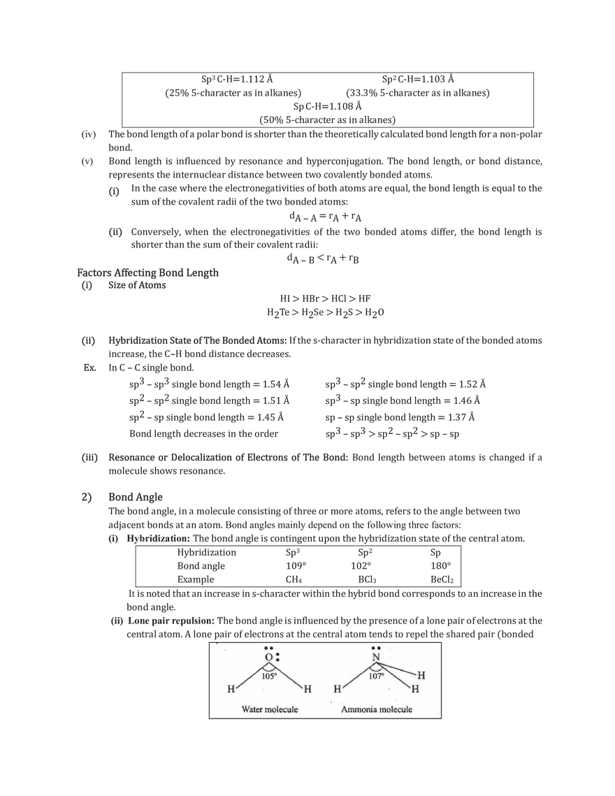 Bond Parameters Notes - Page 2