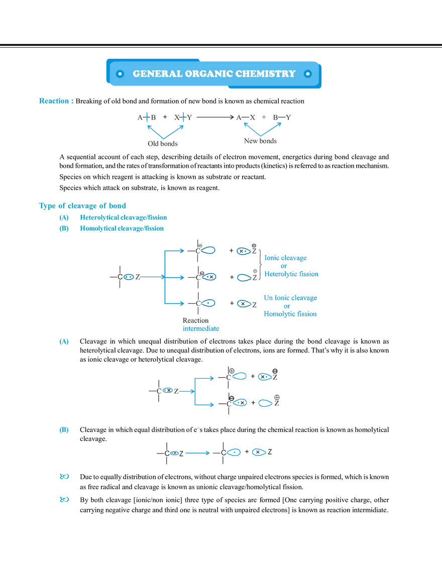 General Organic Chemistry Notes - Page 1
