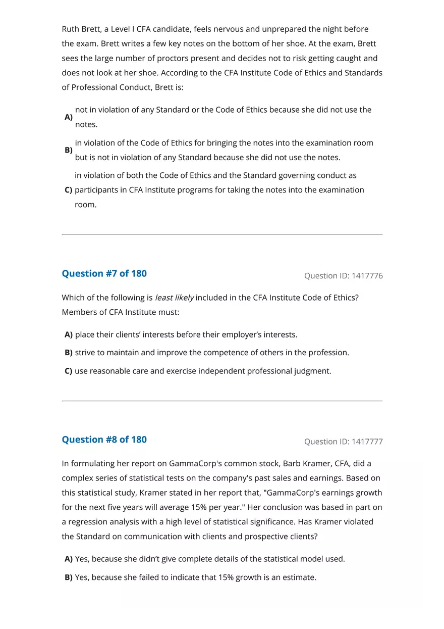 CFA Level 1 Economics Questions - Page 13