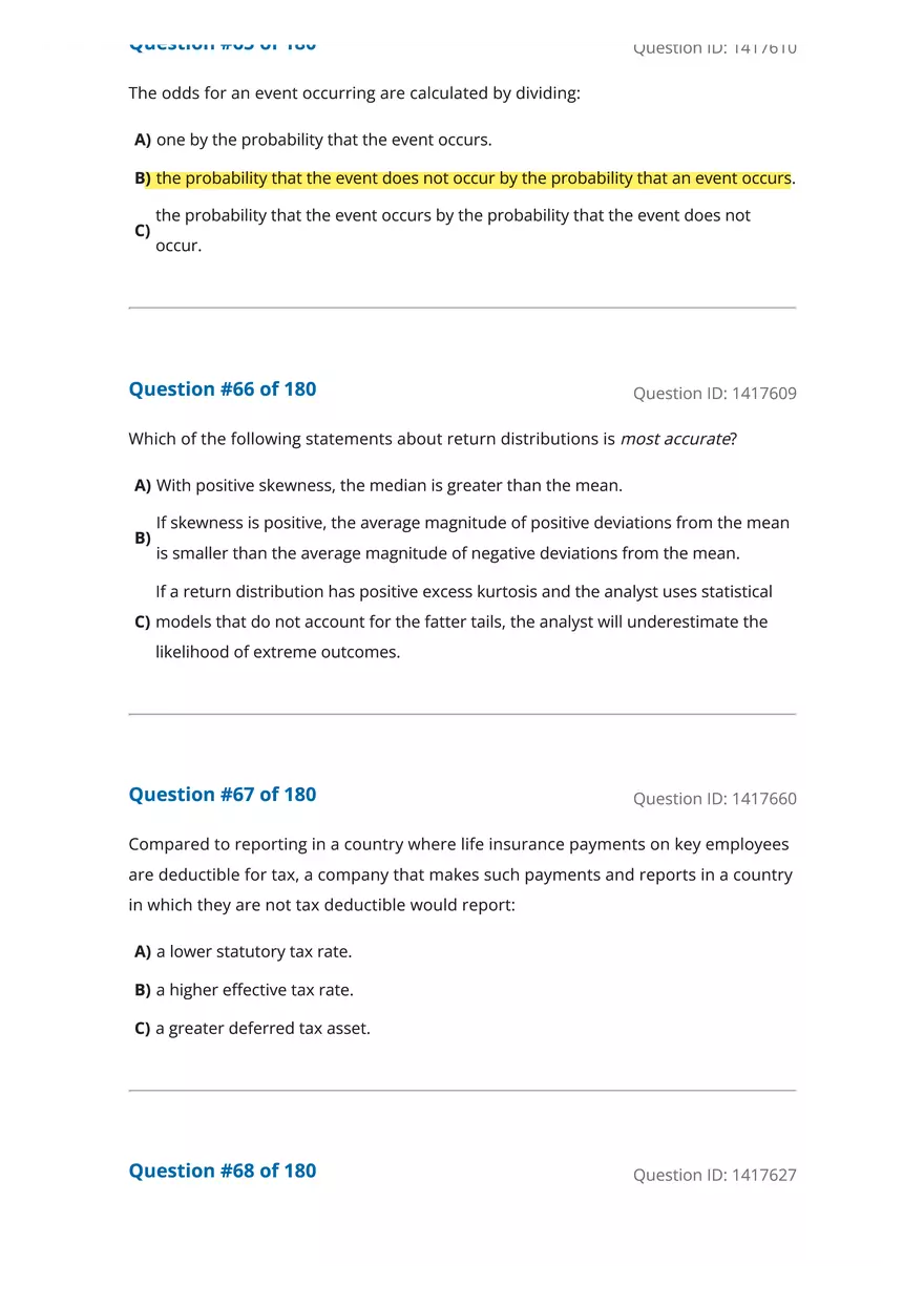 CFA Level 1 Economics Questions - Page 17