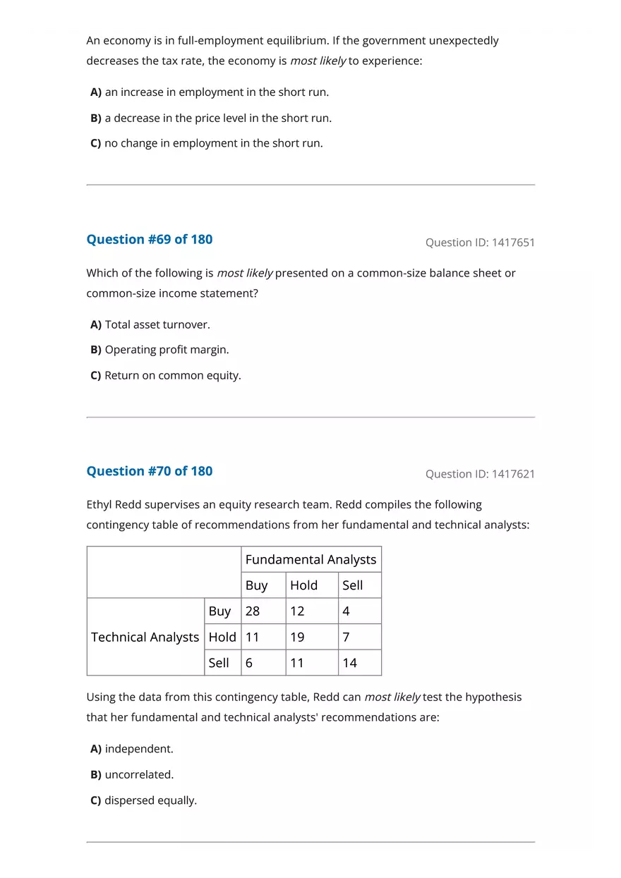 CFA Level 1 Economics Questions - Page 18