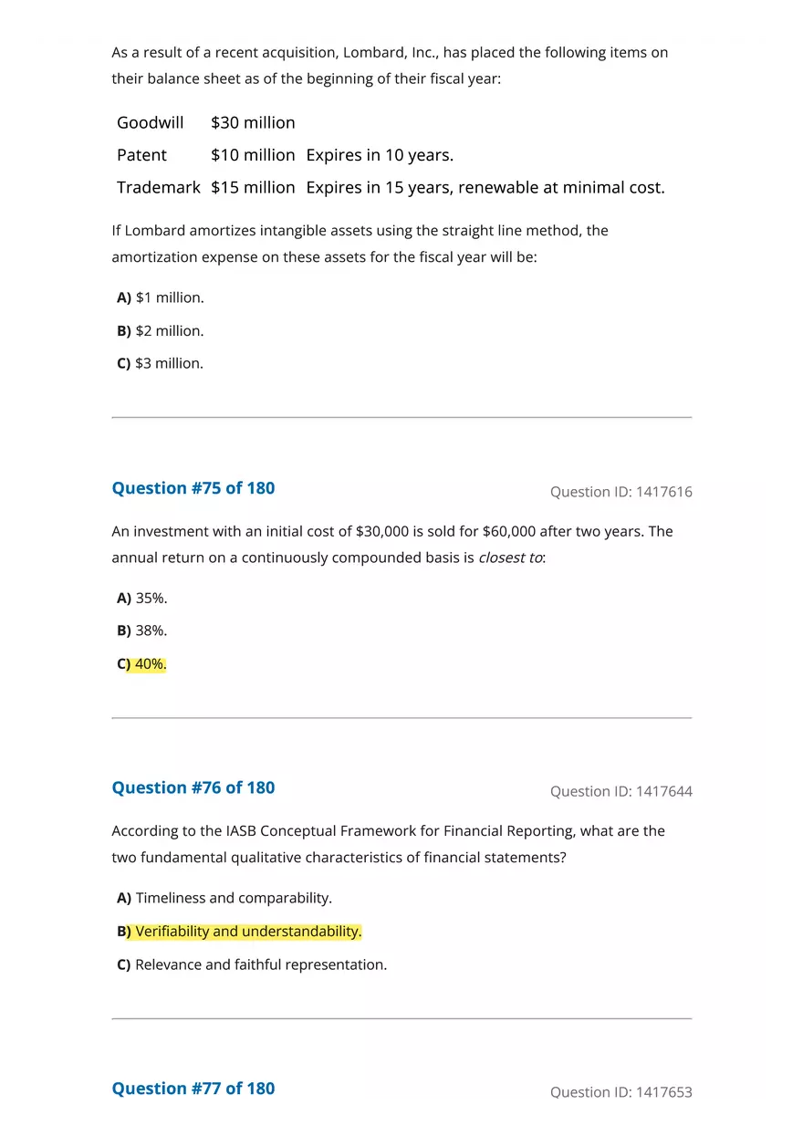 CFA Level 1 Economics Questions - Page 20
