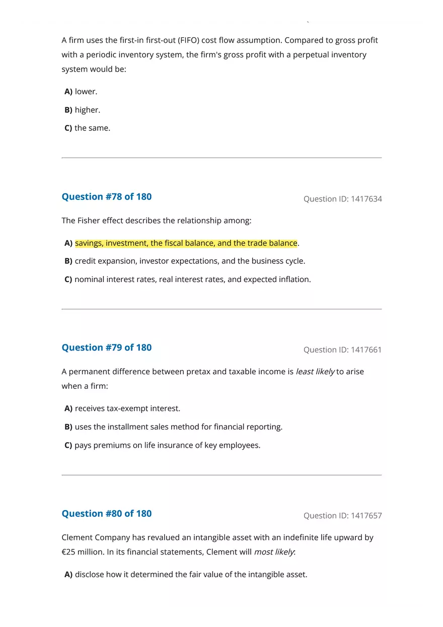 CFA Level 1 Economics Questions - Page 21