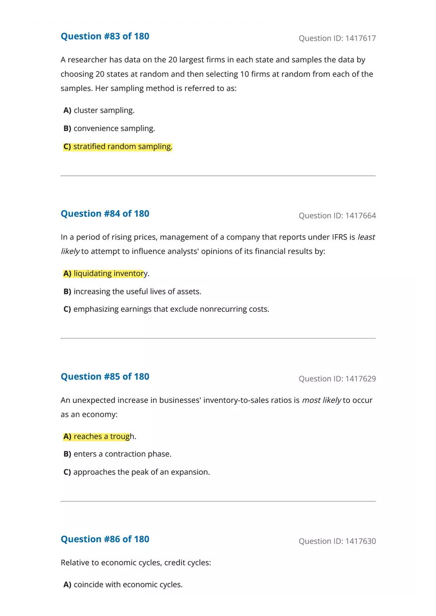 CFA Level 1 Economics Questions - Page 23