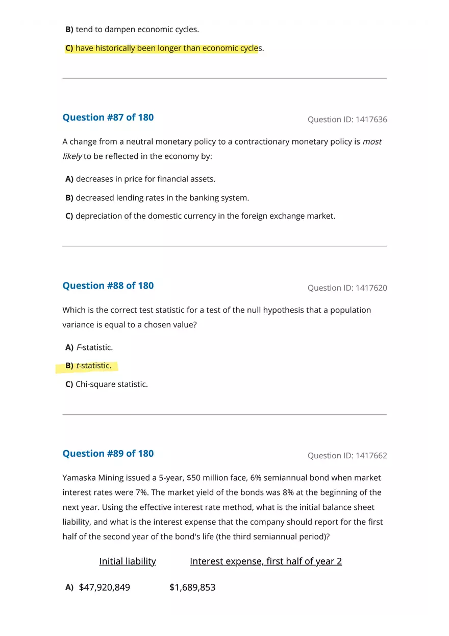 CFA Level 1 Economics Questions - Page 25