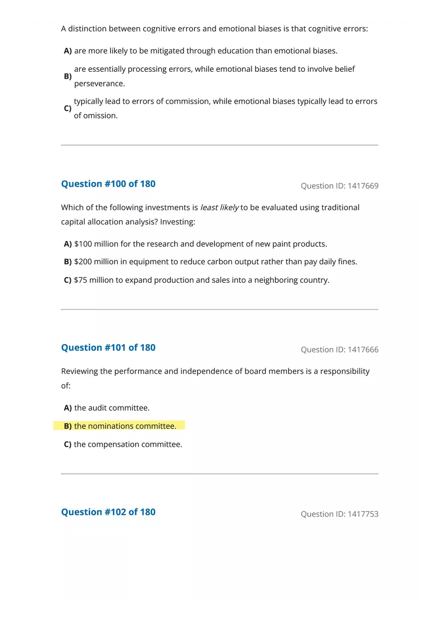 CFA Level 1 Economics Questions - Page 29