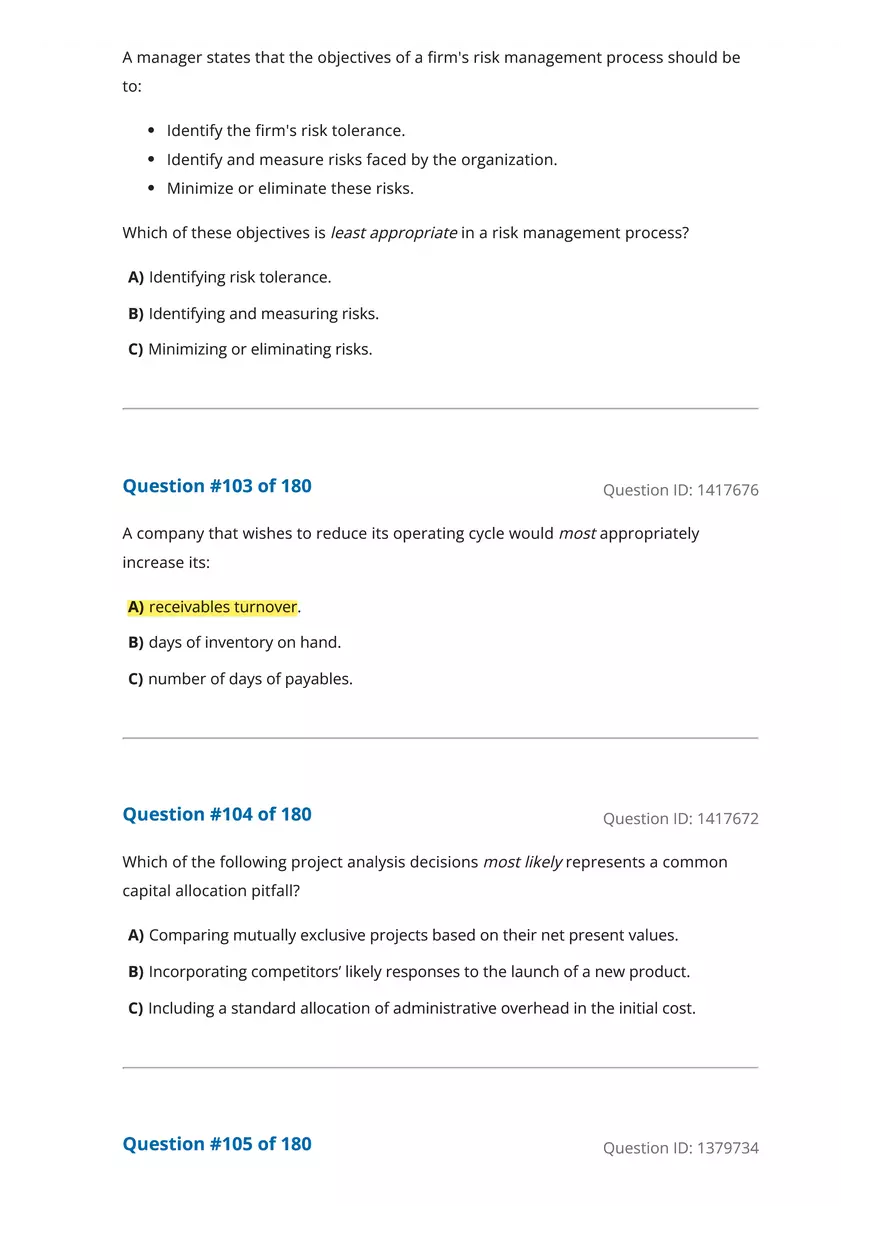 CFA Level 1 Economics Questions - Page 30