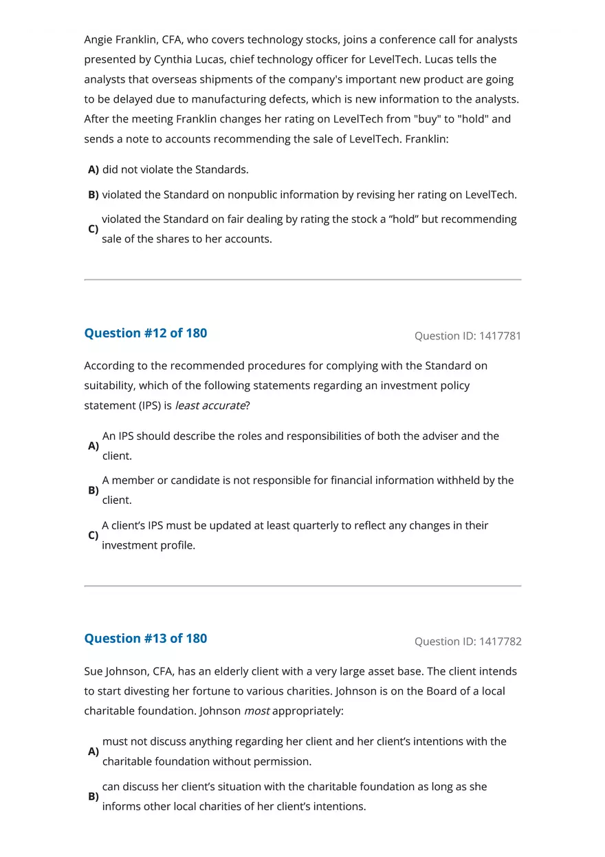 CFA Level 1 Economics Questions - Page 35